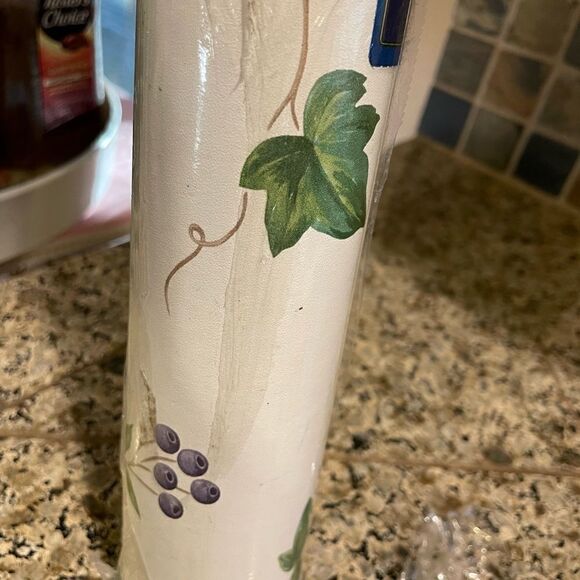 Village Strawberry Blueberry Flowers Print Wallpaper Drawer Lining Paper - Picture 11 of 16